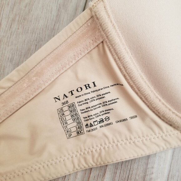 NEW Natori Minimal Strapless Contour Underwire Bra 729229 Cafe Nude Size 36B $65 - Picture 13 of 16